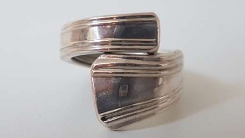 NEW Solid Silver Belgian Hallmark Ring.  10 grammes heavy.