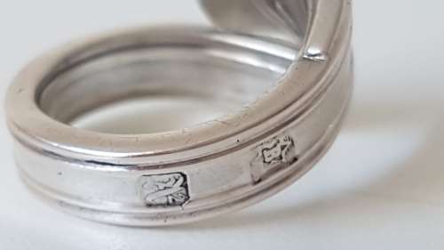 NEW Solid Silver Belgian Hallmark Ring.  10 grammes heavy.