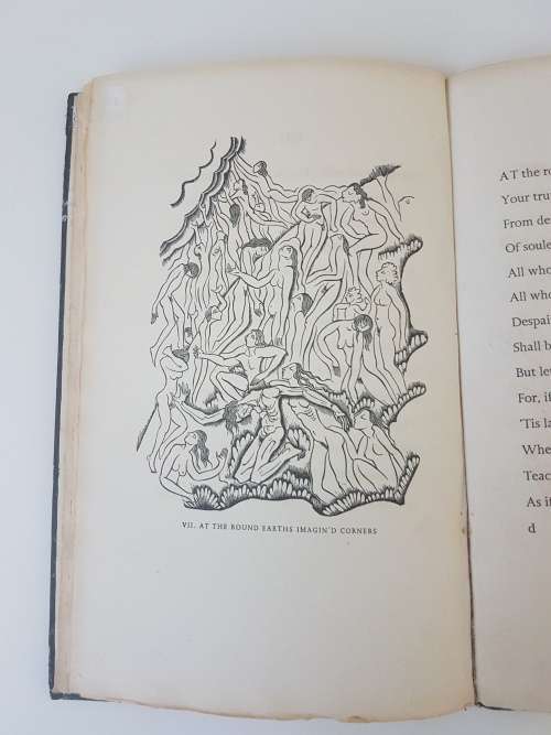 The Holy Sonnets of John Donne. SIGNED BY ERIC GILL. Edition limited to 550