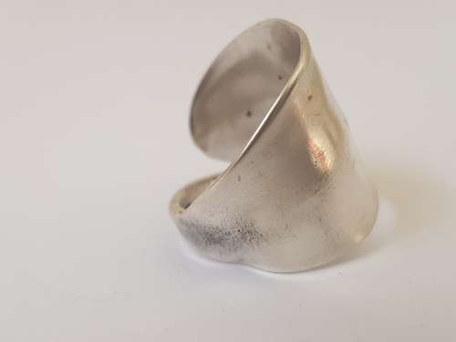 Spoon Ring.  Solid Silver. Marked. 5  grammes.