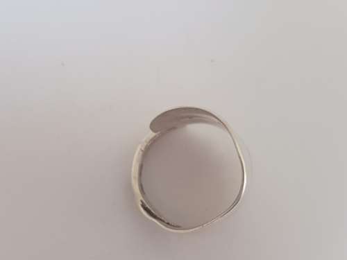 Spoon Ring.  Solid Silver. Marked. 5  grammes.