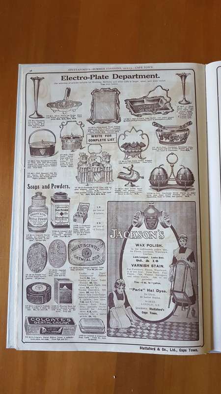 Stuttafords Catalogue Summer Fashions 1912. 1913. Complete and bound in cloth hardback.