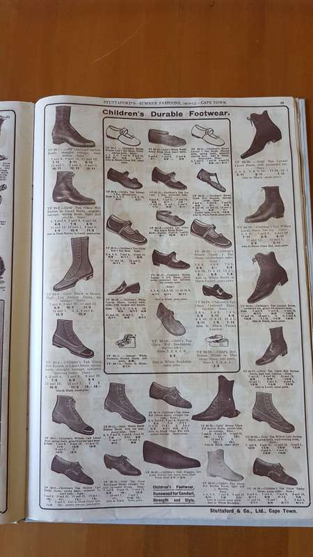 Stuttafords Catalogue Summer Fashions 1912. 1913. Complete and bound in cloth hardback.