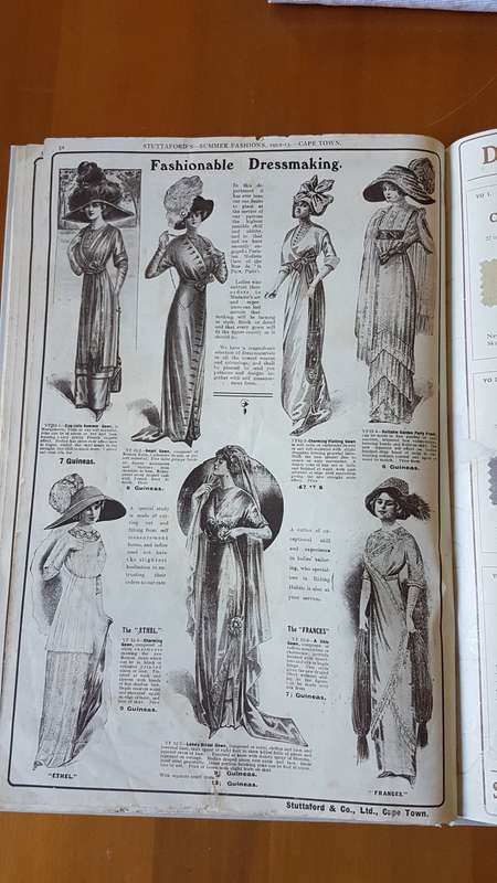 Stuttafords Catalogue Summer Fashions 1912. 1913. Complete and bound in cloth hardback.
