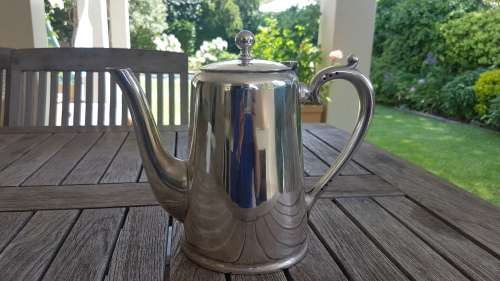 Silver Plated Union-Castle Coffee Pot. Large. By Mappin and Webb. Excellent condition. Magnificent!