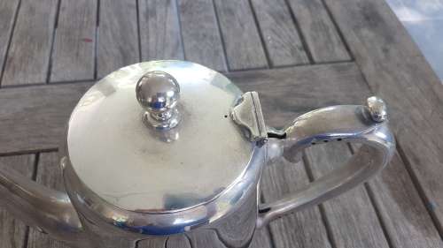Silver Plated Union-Castle Coffee Pot. Large. By Mappin and Webb. Excellent condition. Magnificent!