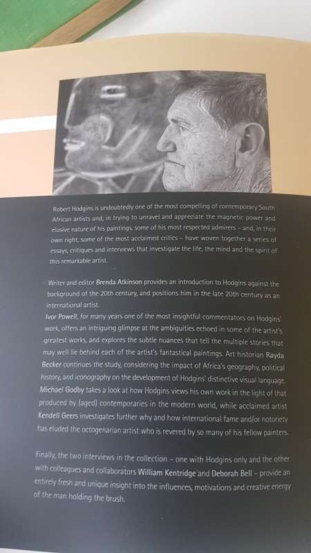 Robert Hodgins. Large book published  by Tafelberg in 2002, edited by Sean Fraser. LIKE NEW!
