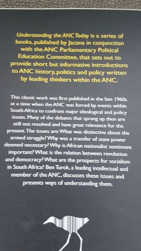 Understanding the ANC Today. 6 Volume Set.Turok, Ben (ed.) and Kgalema Motlanthe, Pallo Jordan et al