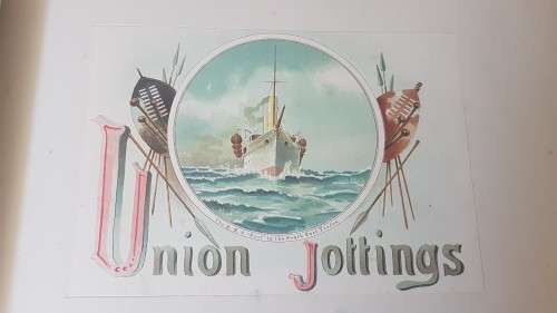 Union Jottings by William Whitelock Lloyd. Life on board ship R.M.S. Scot of the Union Line. c. 1890