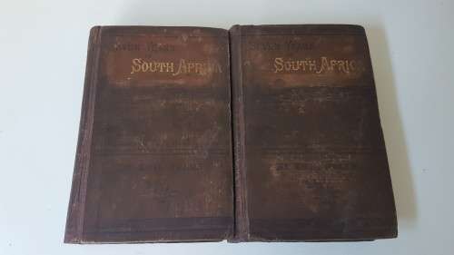 Original 1881 2 Volume Set: Holub. Seven Years in South Africa.