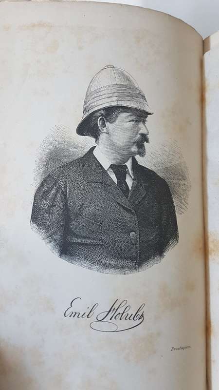 Original 1881 2 Volume Set: Holub. Seven Years in South Africa.