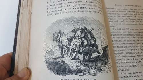 Original 1881 2 Volume Set: Holub. Seven Years in South Africa.
