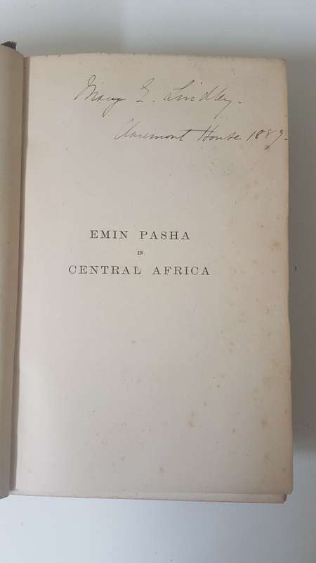 Emin Pasha in Central Africa. Being a Collection of His Letters and Journals. 1888 First Edition!