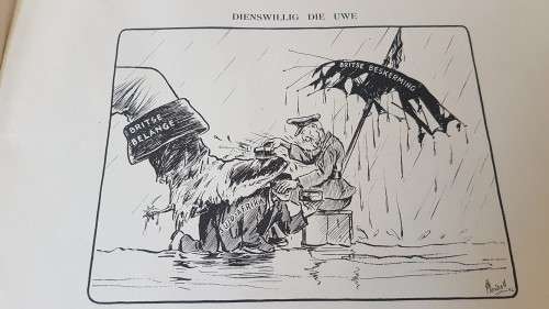 Honiball: Deur die Politieke Bril. Prente uit `Die Burger` 1942-1943. Deur Honiball en de Villiers.