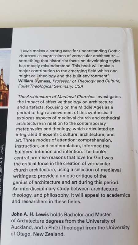 The Architecture of Medieval Churches. HARDBACK. NEW BOOK. By Lewis, John A. H.