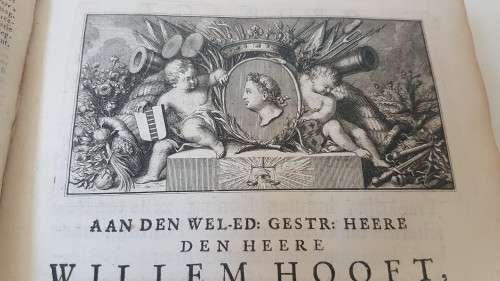 Mengel Poezy. Met Konstplaaten Versiert. By Govert Bidloo. 1719! Beautifully illustrated!