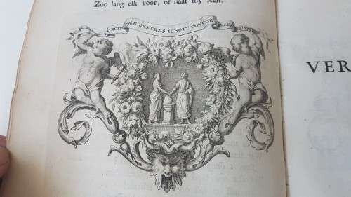 Mengel Poezy. Met Konstplaaten Versiert. By Govert Bidloo. 1719! Beautifully illustrated!