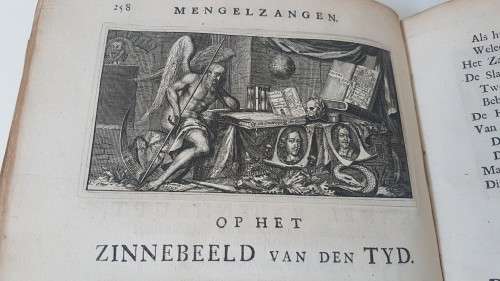 Mengel Poezy. Met Konstplaaten Versiert. By Govert Bidloo. 1719! Beautifully illustrated!
