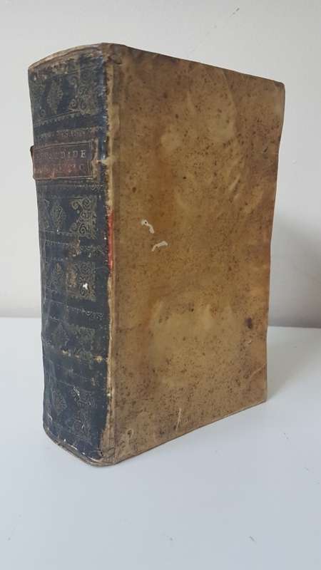 De Rerum Iudicatarum. By Heraldus. 1640 LAW BOOK! Original decorated spine and vellum covers!