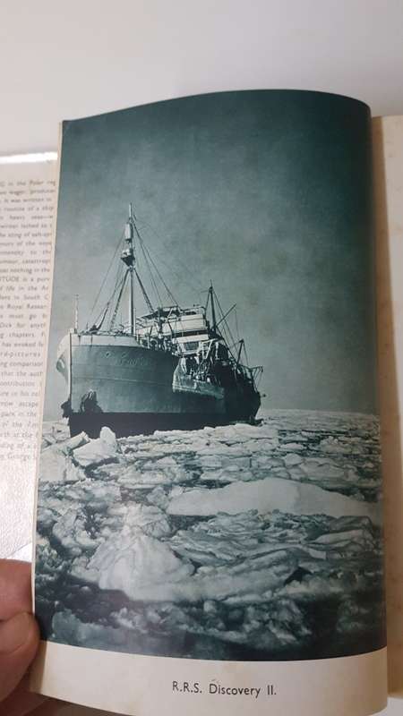 South Latitude. SIGNED AND INSCRIBED BY AUTHOR Dick Ommanney. Antarctic Explorer. RARE IN DJ SIGNED