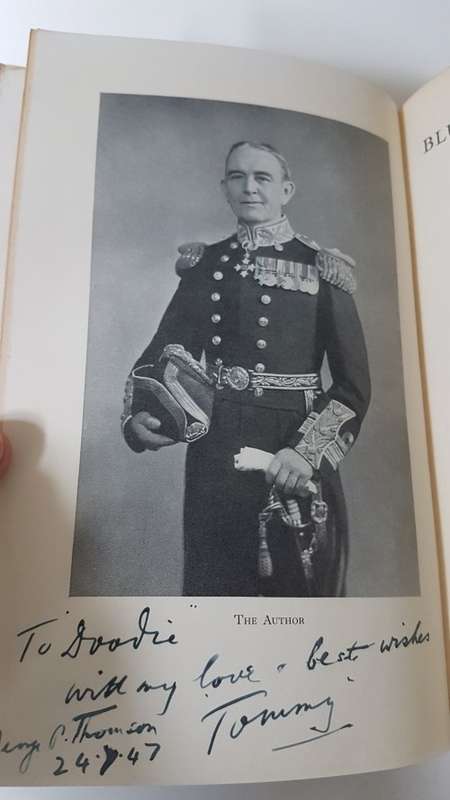 Blue Pencil Admiral. The Inside Story of Press Censorship. Signed inscribed by author G.P. Thomson