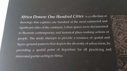 Africa Drawn. One hundred cities. SIGNED AND INSCRIBED by authors Gerrit Jordaan and Gary White.