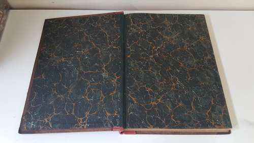 Old England: A Pictorial Museum. 1864 2 Volume Set!  Leatherbound with NEW LEATHER! Charles Knight.