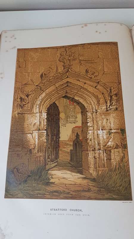 Old England: A Pictorial Museum. 1864 2 Volume Set!  Leatherbound with NEW LEATHER! Charles Knight.
