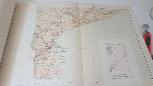 Atlas de Mocambique   Rare 1962 Atlas of Mozambique. Number 4403/4750.
