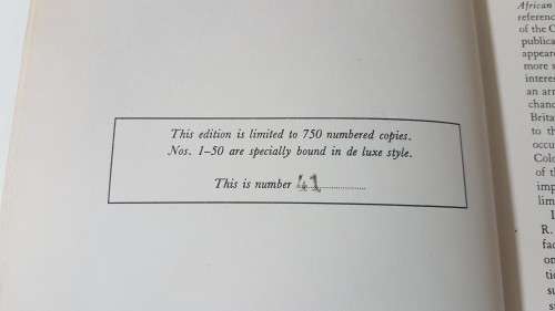 The Natal Papers. De Luxe binding. Number 41 of 50 . By John Centilivres Chase.