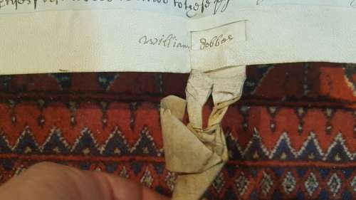 Handwritten Indenture on Vellum. Dated 6th May 1685. Property in Rowley Regis, County Stafford