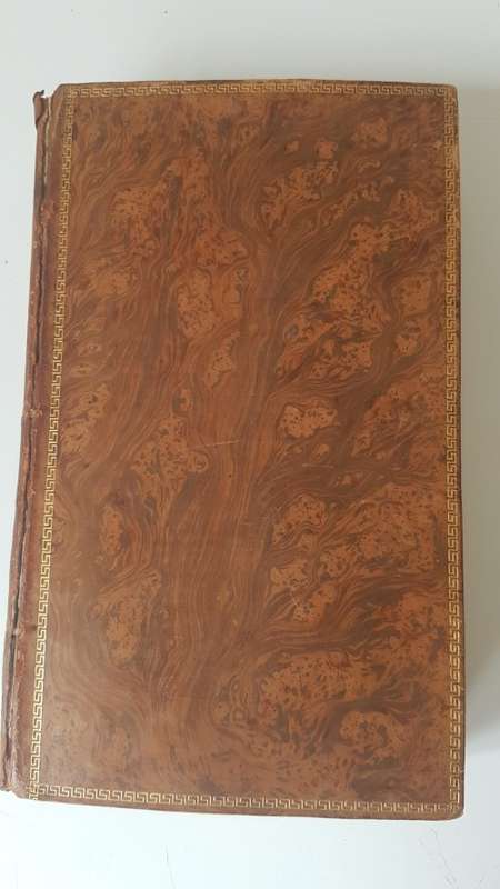 1779 Swiss Full Leather 3 Volume Set. Tree Calf Leather. Beautiful. Trembley. Instructions d`un pere