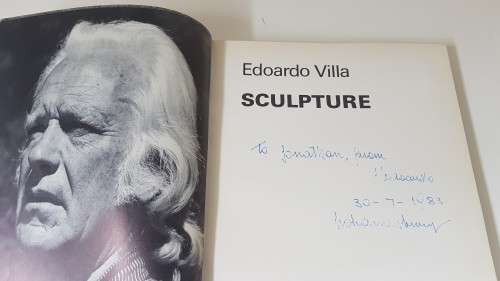Edoardo Villa. Sculpture. SIGNED AND INSCRIBED.