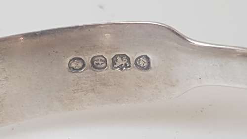 Spoon Bangle. 21 grams, Solid Sterling Silver. Engraved MM and with Full Hallmark, Maker`s Mark. NEW