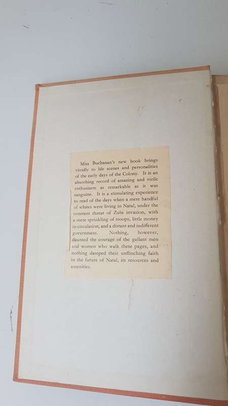 Natal Memories by Barbara Buchanan. With separate index compiled by Eric Rosenthal and Ena Cloete