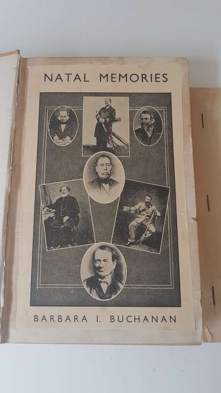 Natal Memories by Barbara Buchanan. With separate index compiled by Eric Rosenthal and Ena Cloete