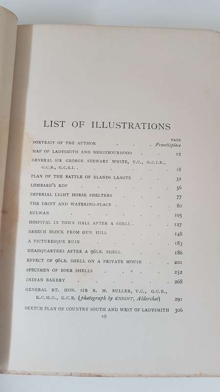 Ladysmith. The Diary of a Siege. By Nevinson, H.W.. RARE 1900 True First Edition in Red and Gilt. VG