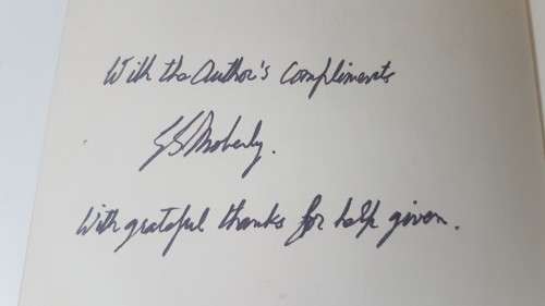 A City Set On a Hill ( the History of Eshowe ) Signed and inscribed by author By G Selwyn Moberly