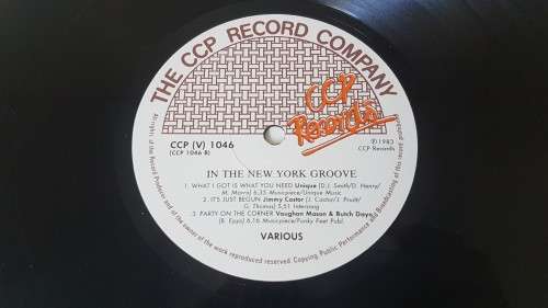 Rare South Africa Issue LP . In the New York Groove. Disco Hits by Original Artists. CCP label 1046