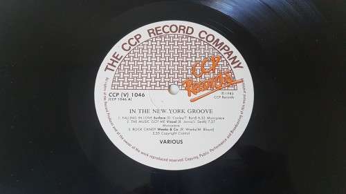 Rare South Africa Issue LP . In the New York Groove. Disco Hits by Original Artists. CCP label 1046