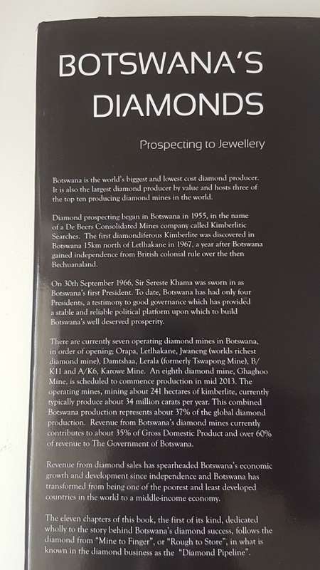 Botswana`s Diamonds. Prospecting to Jewellery By Michael C. Brook