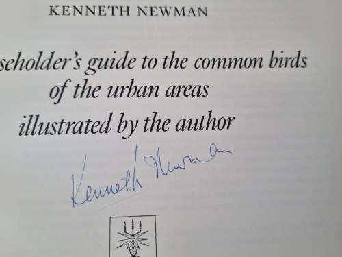 Garden Birds of South Africa. SIGNED BY AUTHOR AND ARTIST KENNETH NEWMAN