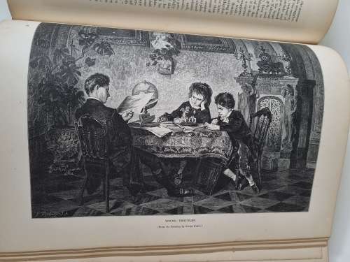The Magazine of Art. Volume IV.. 1881 Huge Book with Brand New Leather Binding.