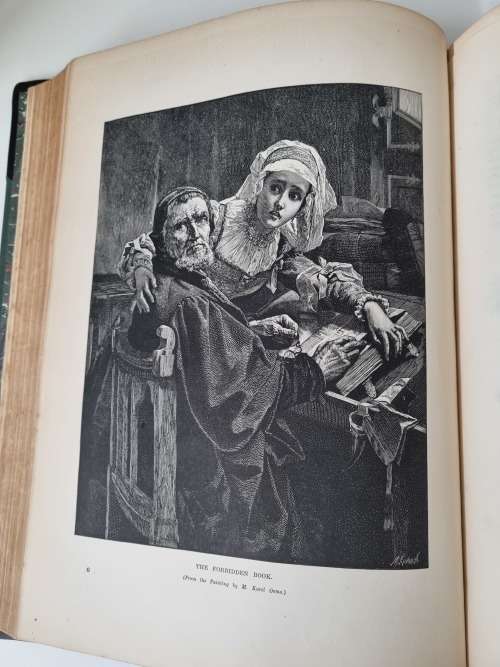 The Magazine of Art. Volume IV.. 1881 Huge Book with Brand New Leather Binding.