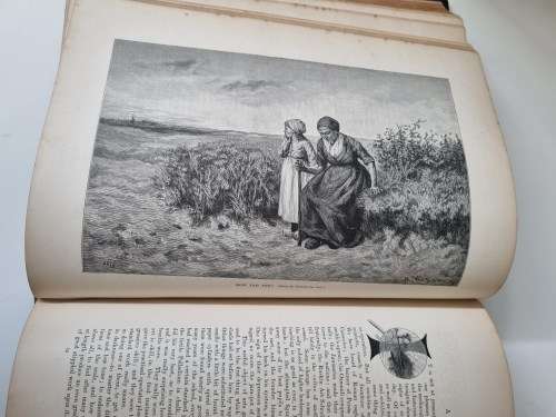 The Magazine of Art. Volume IV.. 1881 Huge Book with Brand New Leather Binding.