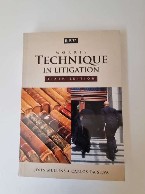 Morris` Technique in Litigation. Sixth Edition.