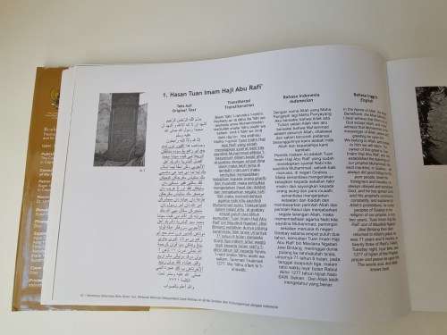 Reading Ancient Tombstones: Tracing the Cape Malayu Heritage in South Africa. Link with Indonesia.