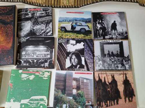 Neil Young Archives 9 DVDS ( out of 10 ), book, poster, box.