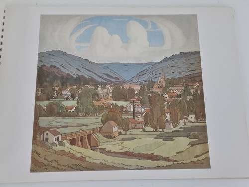 Souvenir brochure of paintings. The South African Railways` Pierneef Paintings. RARE . Colour plates