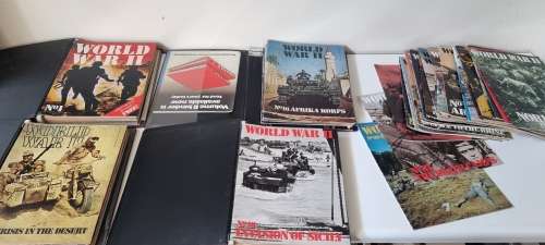 World War II Magazine by Orbis Publications No. 1 to No. 88 by Lt.-Col. Eddy Bauer